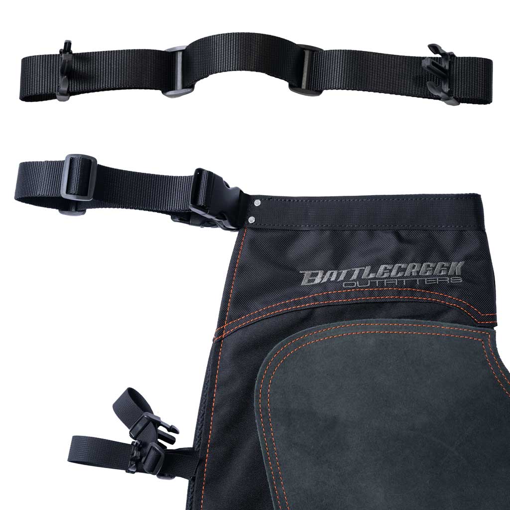 Adjustable build your belt system components featuring straps and durable material for enhanced versatility.